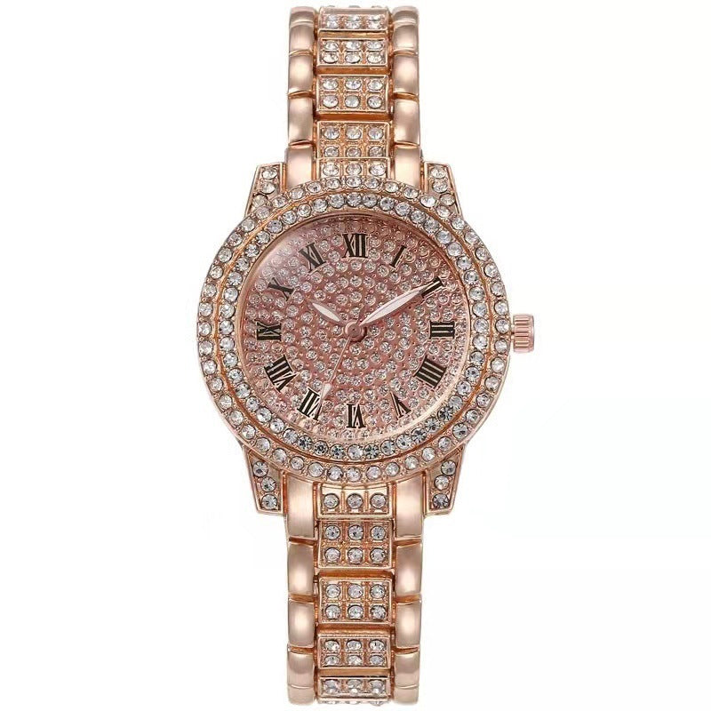 Montre femme chic ornée de diamants – élégance et style au quotidien