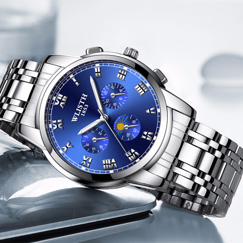 Montres pour hommes – Élégance d'affaires, avec éclairage nocturne et étanchéité