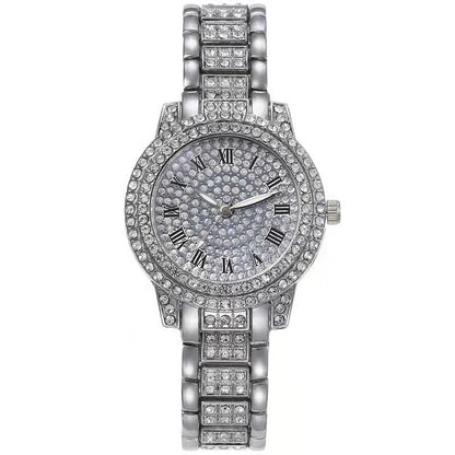 Montre femme chic ornée de diamants – élégance et style au quotidien