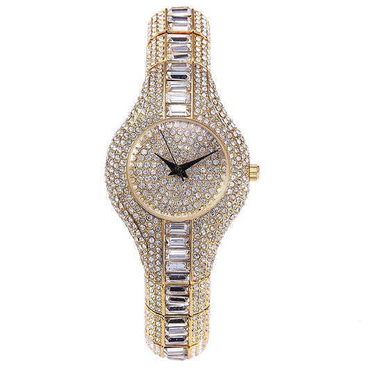 Montre Luxe Femme – Diamants & Pierres Colorées