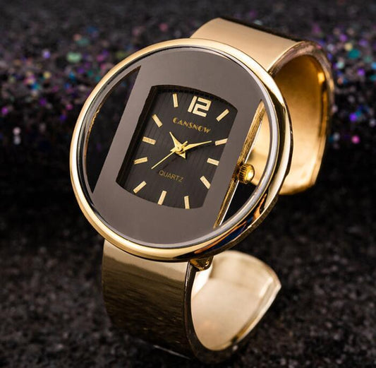 Nouvelle Montre de Luxe pour Femme – Élégance Dorée ou Argentée, Style Bracelet Chic